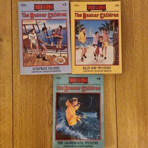 VINTAGE The Boxcar Children Book Series Lot of 3 Books